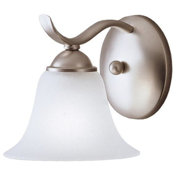 Dover Wall Sconce 1-Light, Brushed Nickel