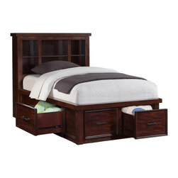 Sonoma Bookshelf Bed - Platform Beds