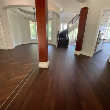 Kitchen and floors