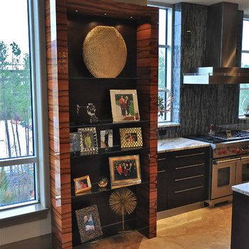 High Gloss Applewood with Wenge