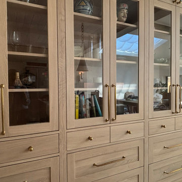 Oak Chinese Display