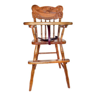 traditional high chair wooden