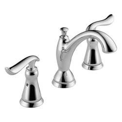 Delta Linden&trade; Two Handle Widespread Lavatory Faucet - Bathroom Sink Faucets