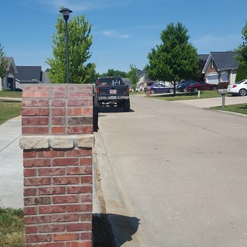 Brick and Stone Mailbox in O'fallon, Mo