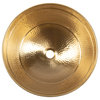 Shockley Brass 16" Round Vessel Bath Sink with Ashfield Faucet Kit