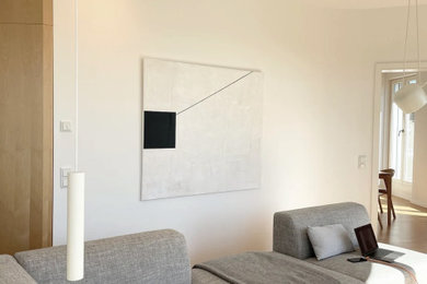 Living room - modern living room idea in Berlin