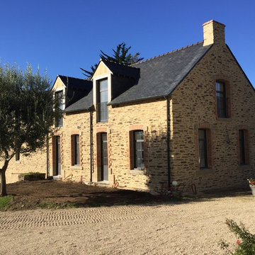 Réhabilitation d'une longère - création de chambres d’hôtel