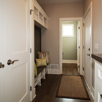 Mud Room with Built ins