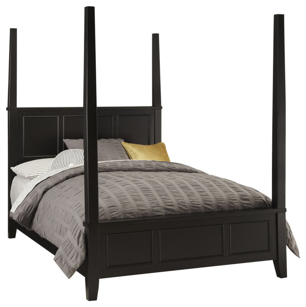 Bedford Poster Bed, Black, King