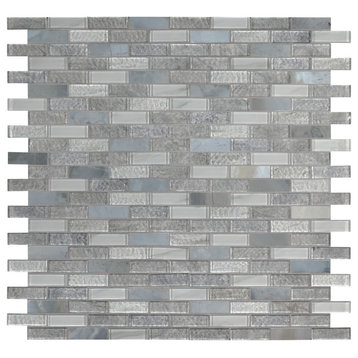 MSI SMOT-SGLS-LUPA8MM 11-3/4" x 11-5/8" Brick Joint Mosaic Sheet - Lupano