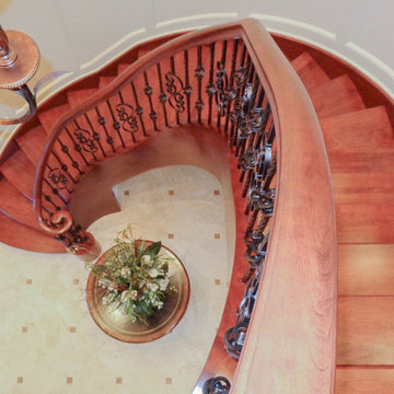 Project #15 | American Cherry & Wrought Iron Staircase