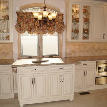 Fabuwood Wellington Ivory Kitchen with Cambria Nevern Counter Tops
