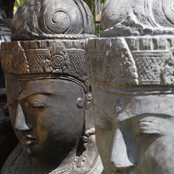 Stone Heads - Decorative Objects And Figurines