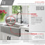 33"x 21" Stainless Steel Double Basin Undermount Kitchen Sink with Grids and