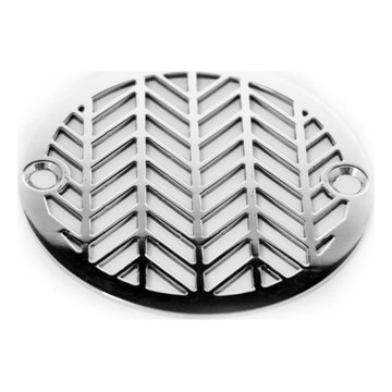 Geometric Wheat No. 2, Round Shower Drain | 3.25″
