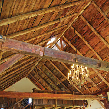 Vintage Timber Frame Barn Addition