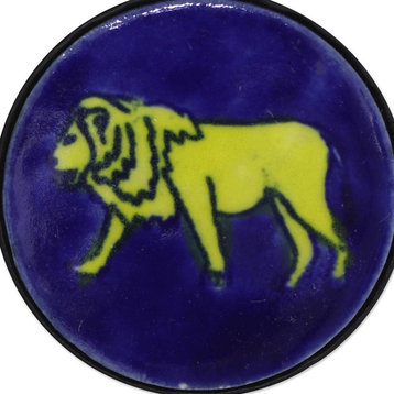 Lion Roar Ceramic Coat Hanger