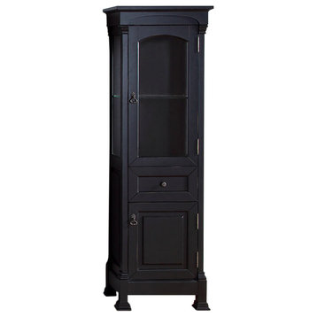 Brookfield Linen Cabinet, Antique Black