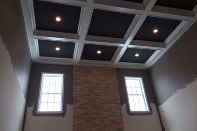 Inspiration for a contemporary family room remodel in Philadelphia