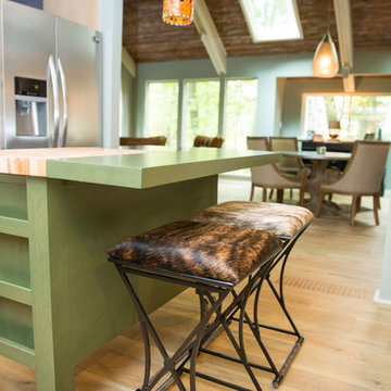 Cozy Columbus Home with Earthy Tones and Textures