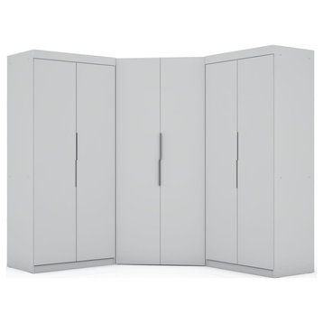 Mulberry 3.0 Sectional Corner Closet, White