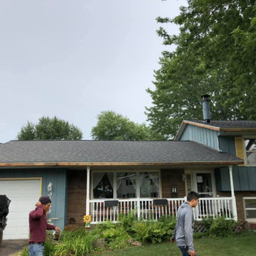 CertainTeed Landmark Driftwood shingles installed