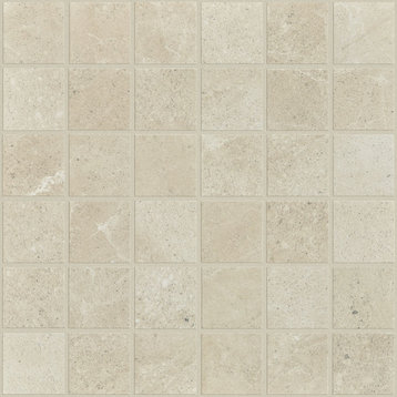 Shaw CS97Q Oasis - 13" x 13" Square Mosaic Floor and Wall Tile - - Beige