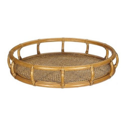 Selamat Designs Nutmeg Riva Round Tray - Serving Dishes And Platters