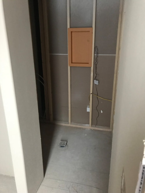 New construction shower
