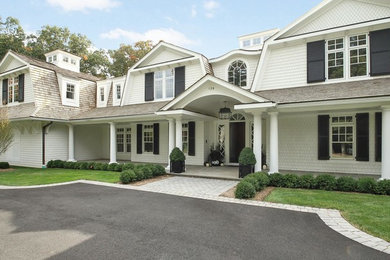White Dutch Farm House Colonial In Franklin Lakes NJ