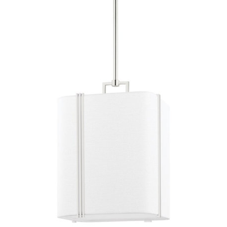 Hudson Valley Downing 1 Light Small Pendant 5413-PN - Polished Nickel