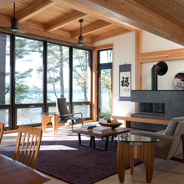 Contemporary Timberframe - Lake Sunapee NH
