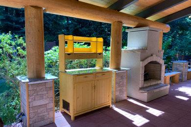 Example of a patio design in Seattle