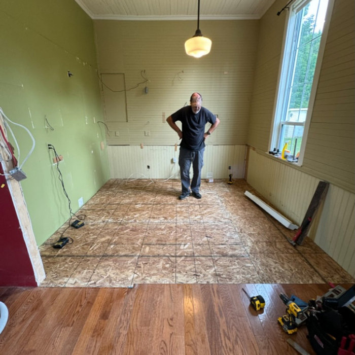 First Project:  Our school house kitchen's renovation