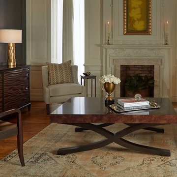J Banks Collection: A Line of Chic Transitional Upholstery and Casegoods