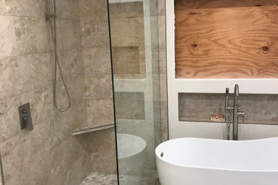 Shower and tub remodel.
