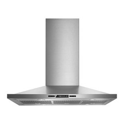 Jenn-Air 36" Euro-style Island Mount Canopy Hood, Stainless/blk | JXI8036WS - Range Hoods And Vents