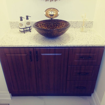 Bath and kitchen