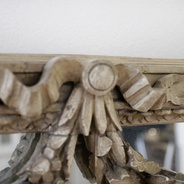20th Century Painted and Carved French Style Mirrors