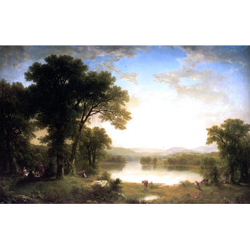 Asher Brown Durand Picnic in the Country, 18"x27" Wall Decal