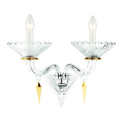 Inviting Home Inc. - Crystal Glass Sconce - Wall Sconces