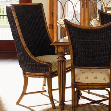 Island Estate Customizable Cruz Bay Host Chair With Woven Abaca