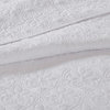 Madison Park Quebec Reversible Bedspread Set, White