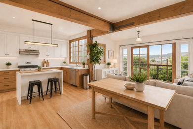Trendy dining room photo in San Francisco