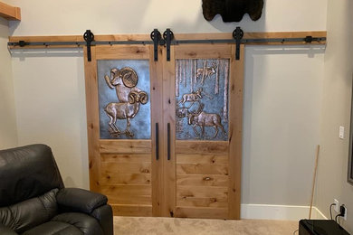 Closet - rustic closet idea in Other