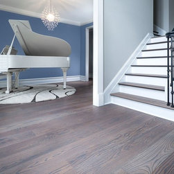 White Oak Rubio Monocoat Finished On Site - Hardwood Flooring