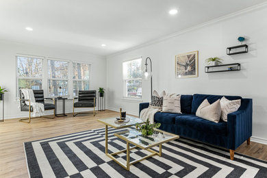 Example of a trendy home design design in Dallas