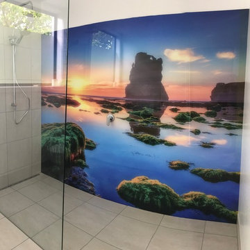 Bathroom acrylic splashbacks