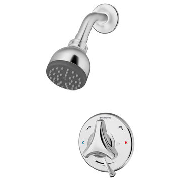 Origins Single Handle Single Spray Round Shower Faucet Trim Kit (Valve Included)