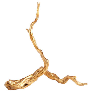 CYAN DESIGN 09132 Small Drifting Gold Sculpture